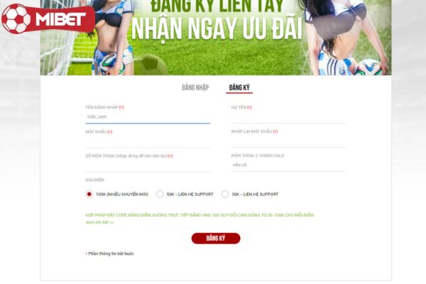 dang ky mibet dien tat ca thong tin ca nhan Điền tất cả các thông tin cá nhân nhà cái Mibet yêu cầu